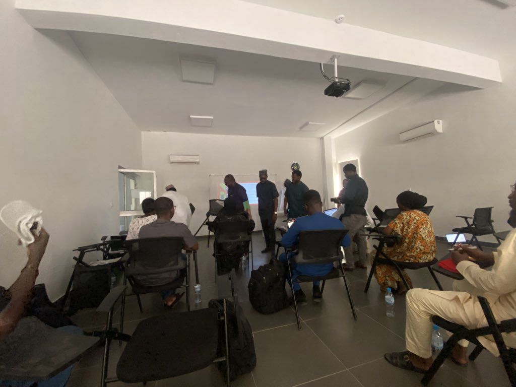 A session in a lecture room
